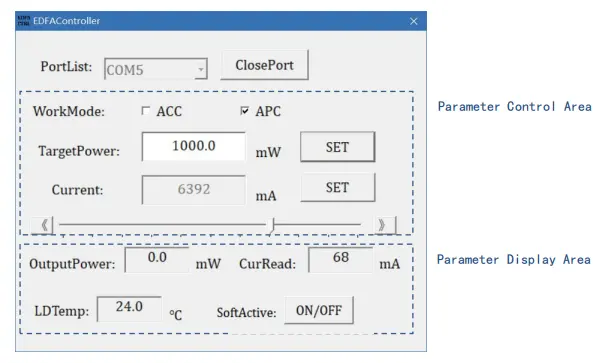 C-band Erbium-doped Fiber Booster Amplifier